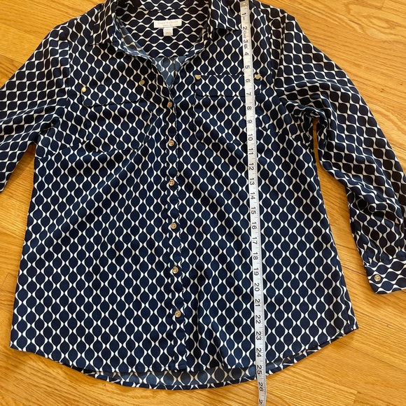 Charter Club Women’s Button Down Top Size Petite Medium - Picture 3 of 5